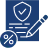Blue icon of a hand holding a wrench with a gear and a plus sign, symbolizing repair or technical support.